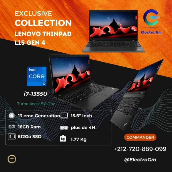 Lenovo Thinkpad L15 i7-1355U, 16/512,15.6"